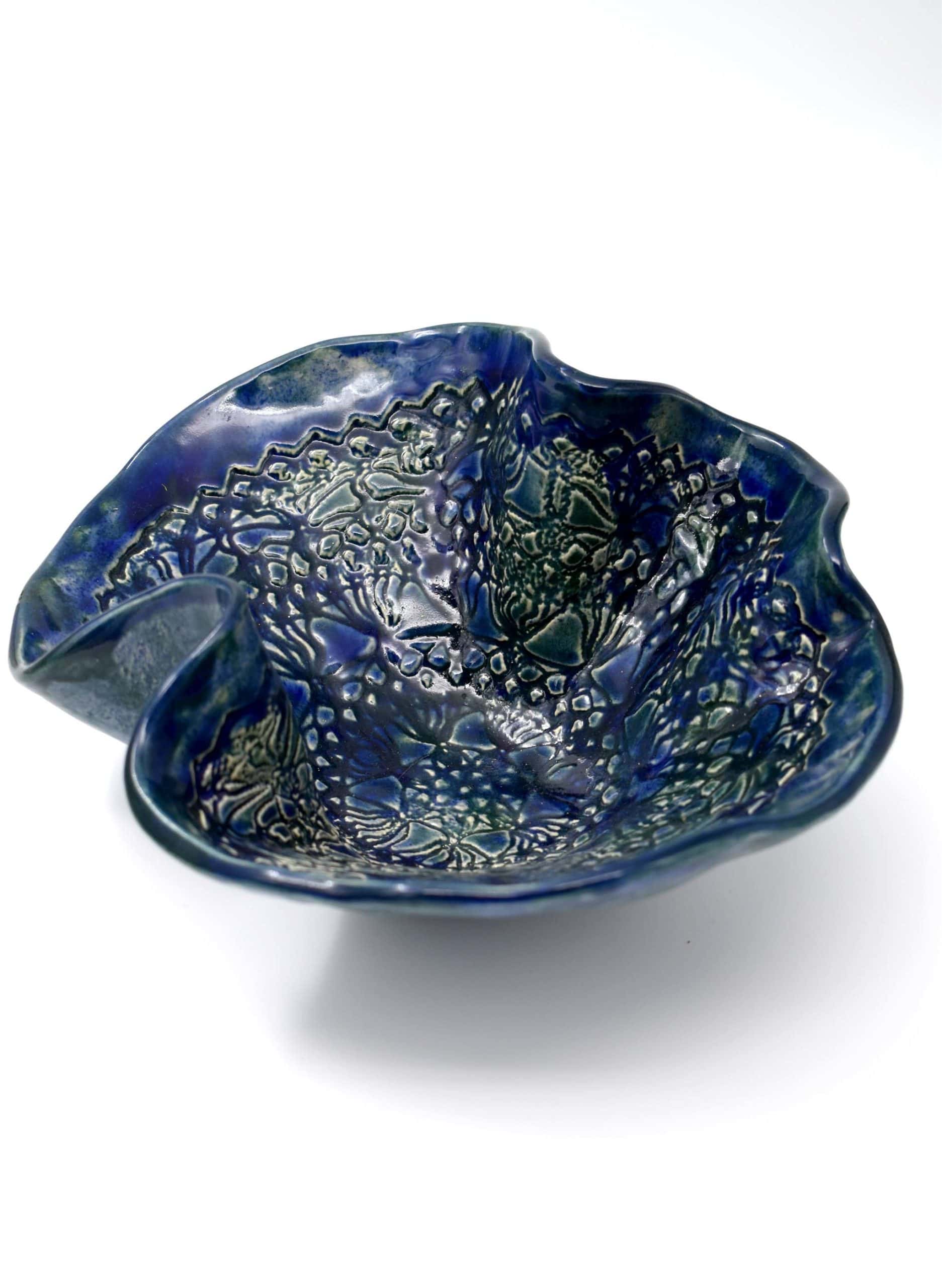 ceramic lace bowl