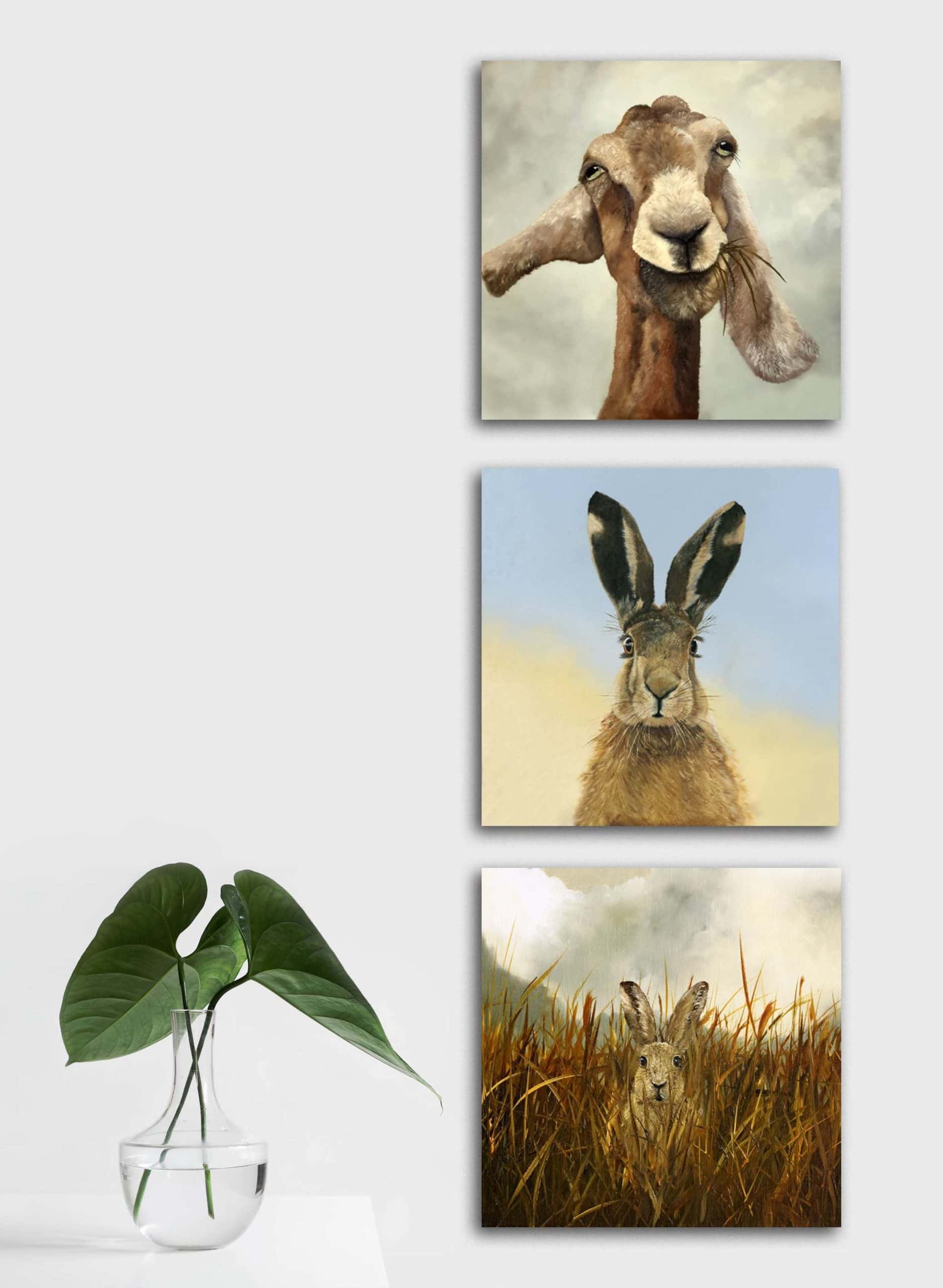 Rabbit (Square Block) - Sally Maguire