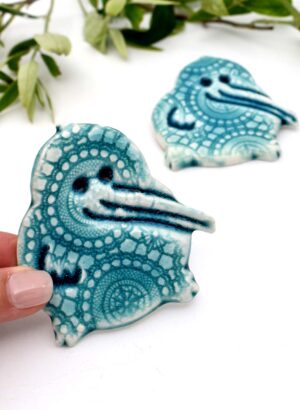 Ceramic Kiwi (Wall Hung) - LJH Pottery