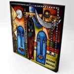 Three Wise Men Orange (Limited Edition Print) - Mark Dimock - Image 2