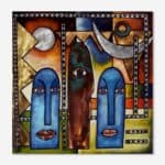 Three Wise Men Orange (Limited Edition Print) - Mark Dimock