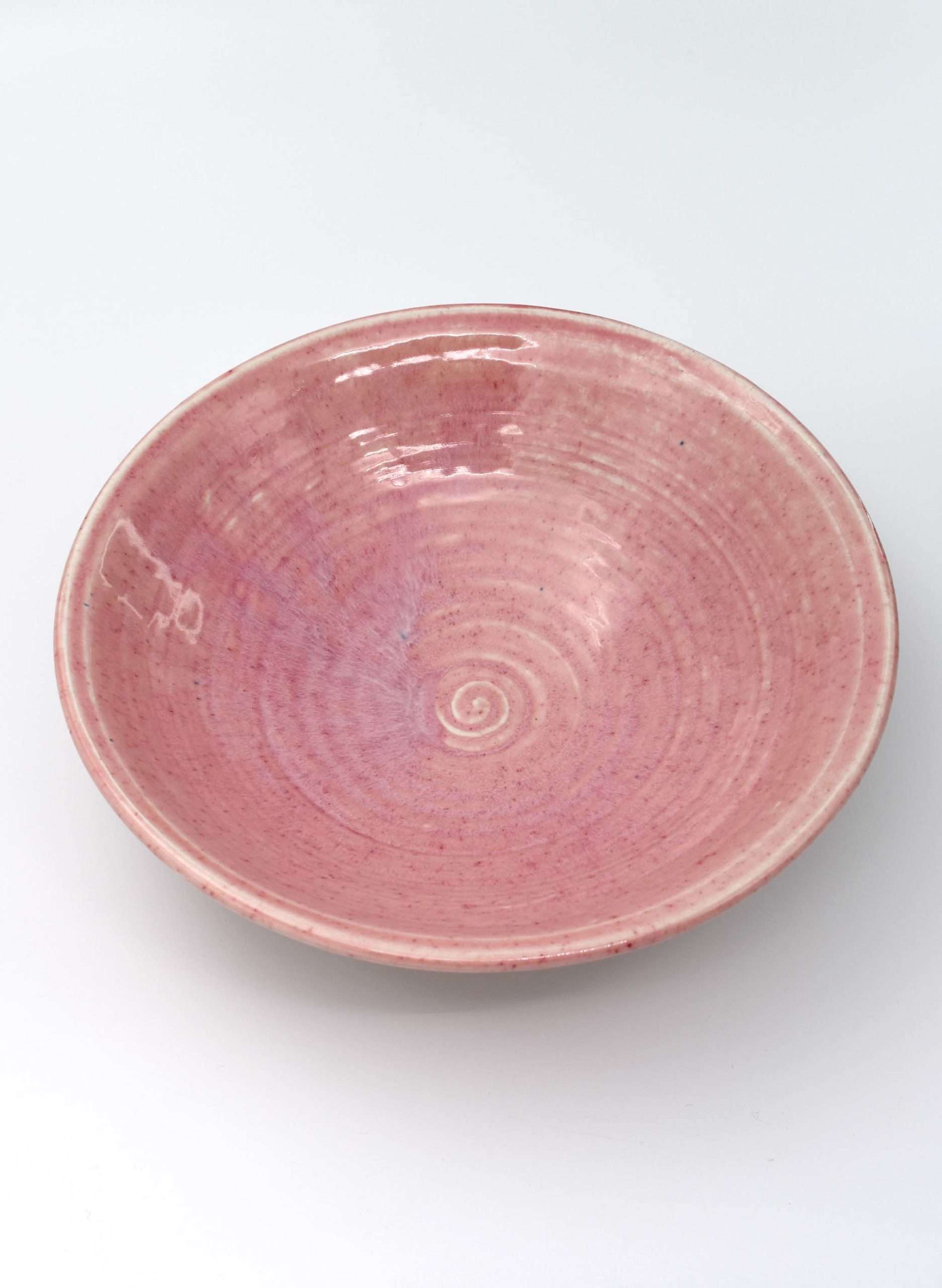 Stoneware Bowl (Pink – Large) – Juliet Larkin – The White Sail Gallery