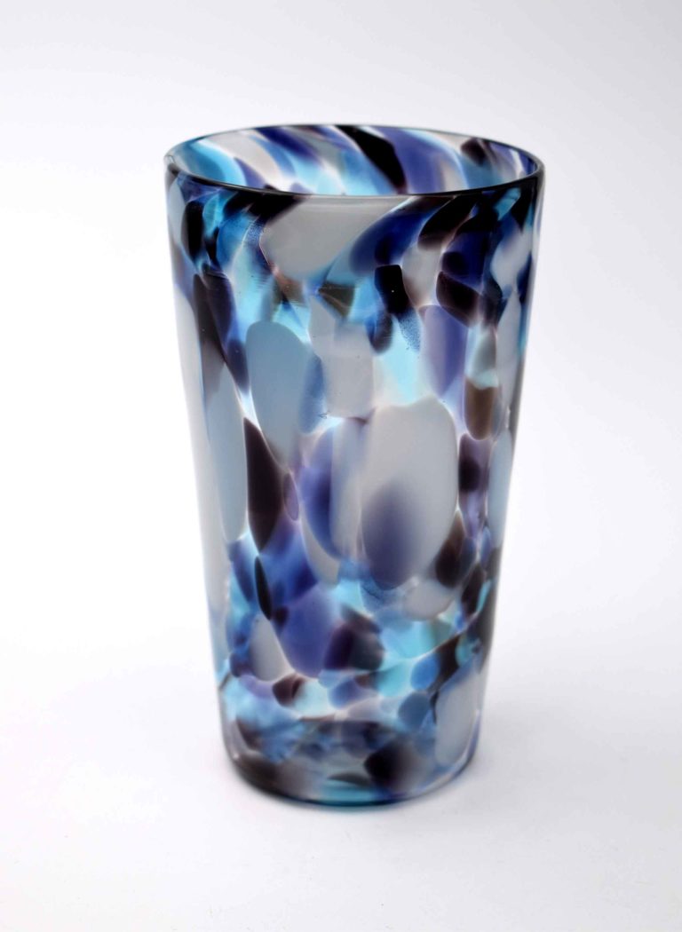 Stormy Straight Walled Tumbler – Amokura Glass – The White Sail Gallery