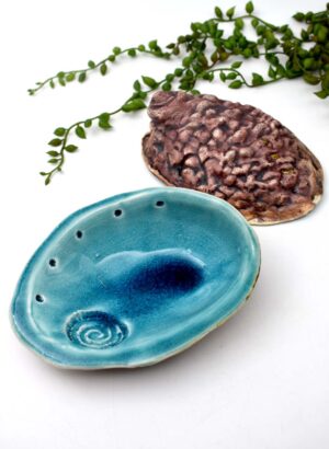 Paua Bowl (Koru Turquoise) - LJH Pottery