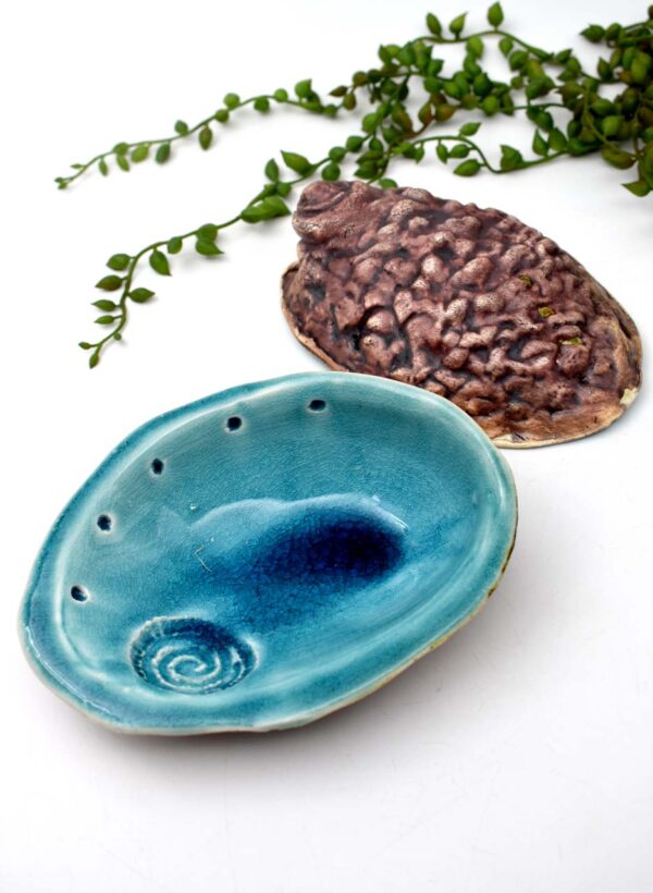 Paua Bowl (Koru Turquoise) - LJH Pottery