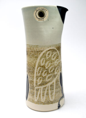 Icy green Bird Jug (X-Large) - Kairava Gullatz