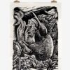 E. Mervyn Taylor – Kiwi (1954) Tea Towel