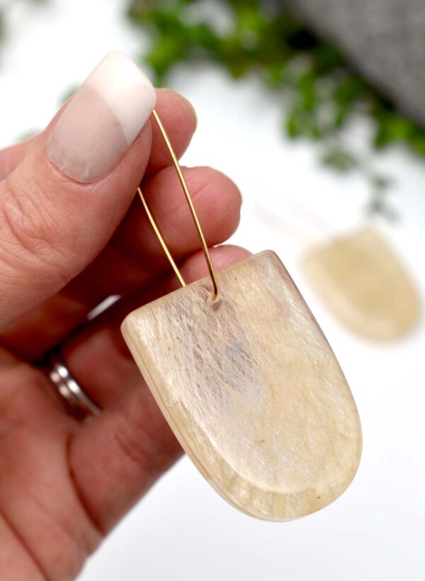 Lani Earrings (Tapa) - Koloa Jewellery - Image 2