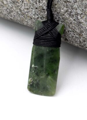 Pounamu Toki Pendant (50 x 20mm) – Carved by T. Lusty
