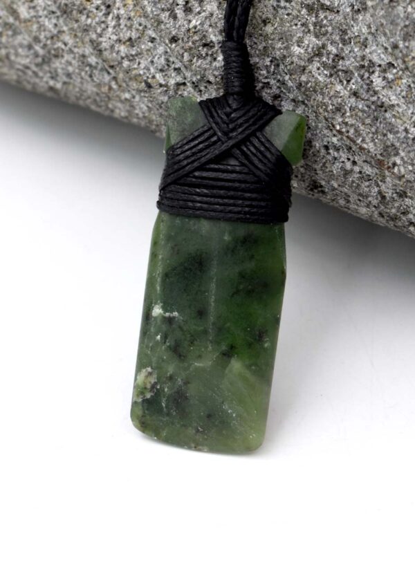 Pounamu Toki Pendant (50 x 20mm) – Carved by T. Lusty