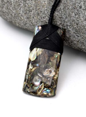 Toki Art (Rimu, Paua, Pounamu) - Created by Tony Lusty