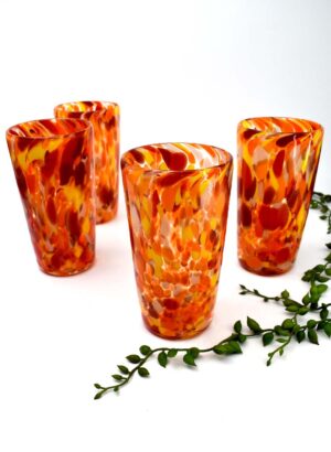 Sunburst Straight Walled Tumbler - Amokura Glass