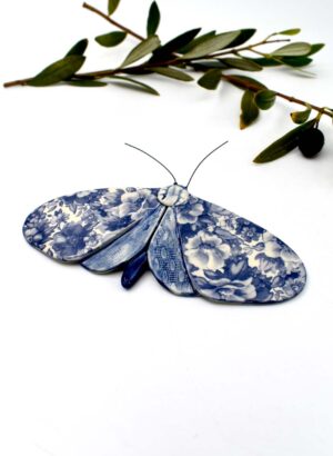 Moth (Mono Blue) - Kirsty Gardine