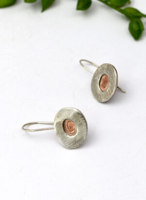 Silver and Copper Oval - Tanya Bogdanova