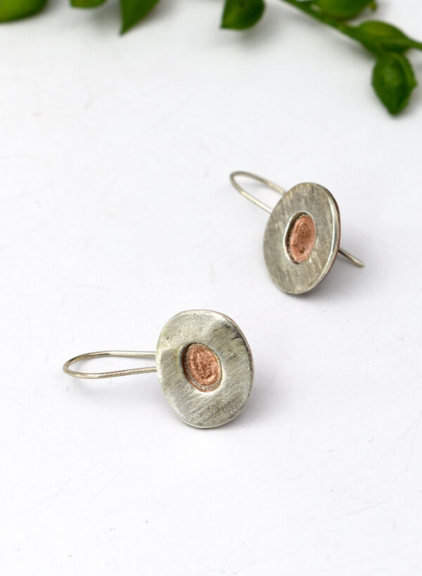 Silver and Copper Oval - Tanya Bogdanova