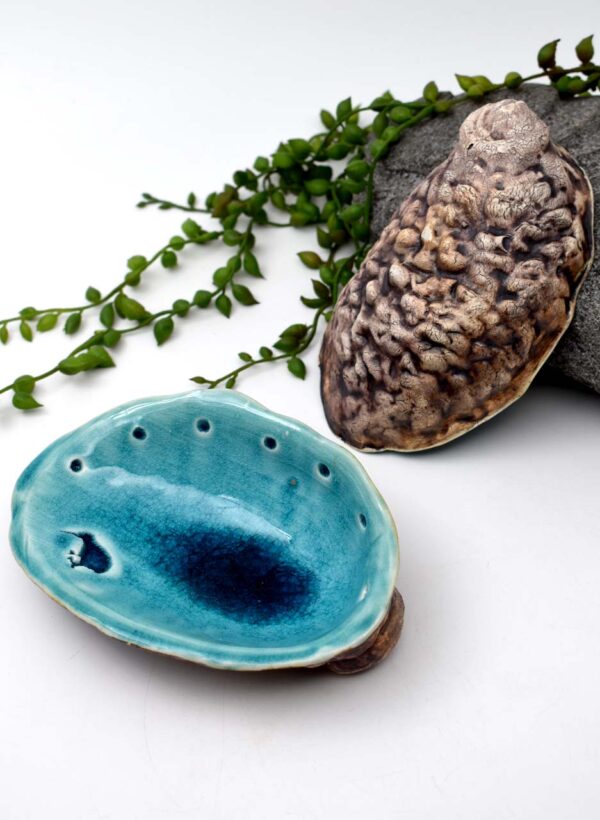 Paua Bowl (Kiwi Turquoise) - LJH Pottery