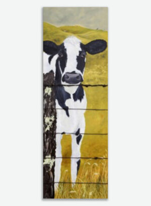 Petunia (Large Cow Block) - Sally Maguire
