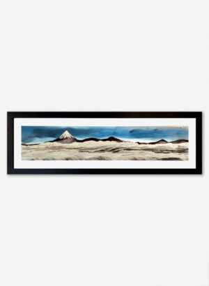 Mount Taranaki Panorama (Framed) - Lucie Anderson