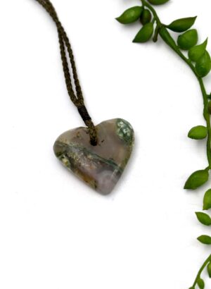 Marble Heart Stone Necklace - Amanda Greenwood