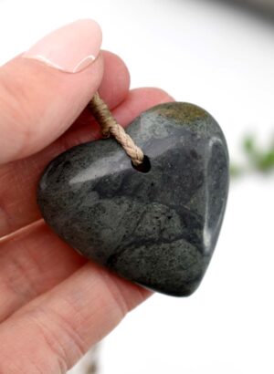 River Stone Heart Necklace - Amanda Greenwood