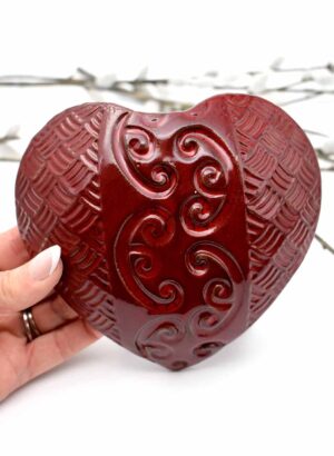 Red Wall Heart (Large) - Michelle Bow