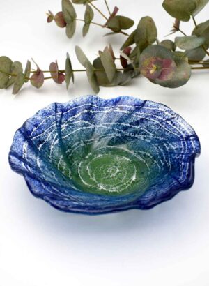 Tornado Bowl (Blue) - Jill Matthew