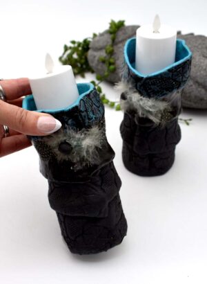 Candle Holders (Set of 2) - LJH Pottery