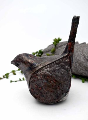 Raku Bird – LJH Pottery