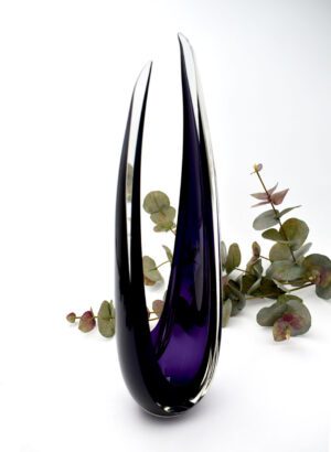 Midnight Blue Offering Sculpture - Greg Swinburne