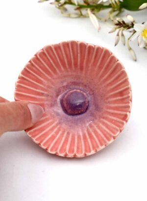 Gerbera Bowl (Pink/Purple) - Muddy Fingers