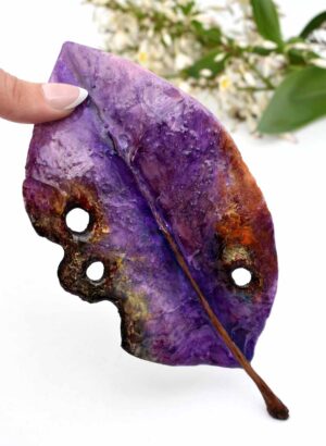 Pōhutukawa Leaf (Purple) - Helen Jean