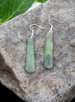 Pounamu Drop Earrings