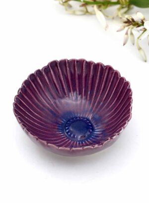 Gerbera Bowl (Purple) - Muddy Fingers