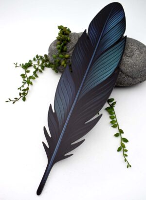 Wall Hung Tui Feather (Large) - NZ Made