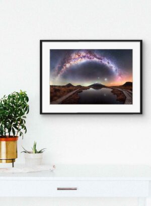 Pouākai Celestial Arch (with mat border) - Brendan Larsen Photography