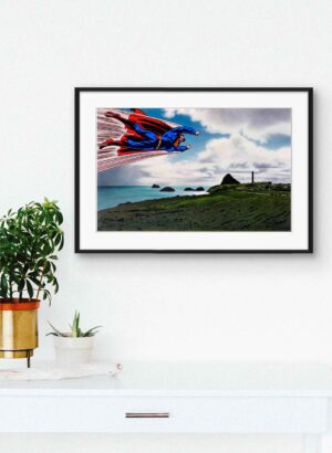 Superman over Port Taranaki - Graham Kirk