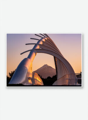 Te Rewa Rewa Bridge Sunset - Brendan Larsen Photography