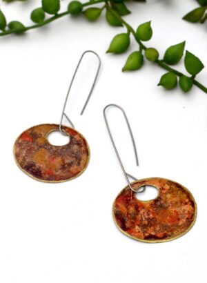 Red Copper Oval - Tanya Bogdanova