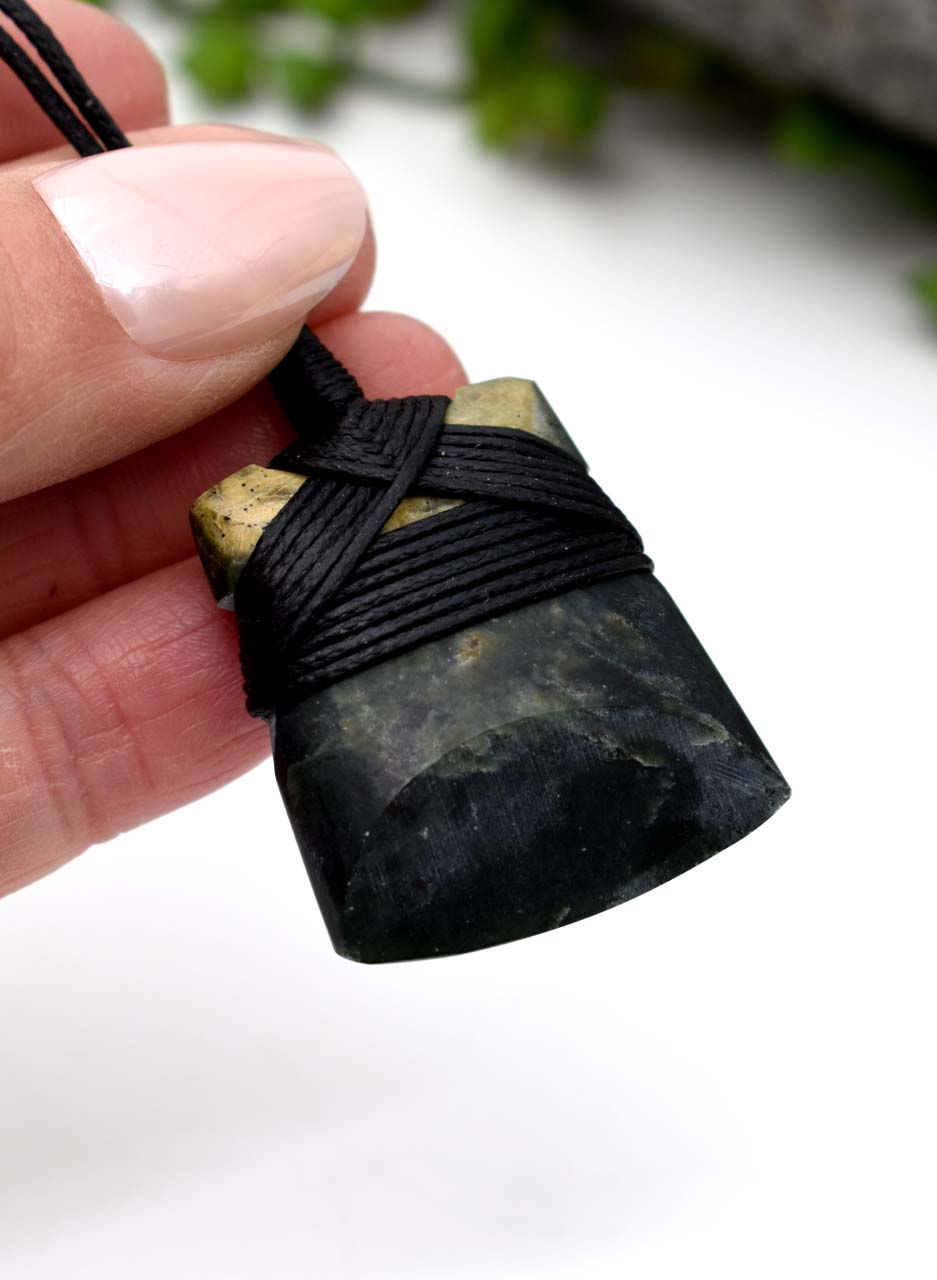 Pounamu Toki Pendant – Carved by Tony Lusty - Image 2