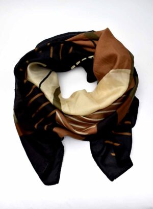 The Jade Square Silk Scarf