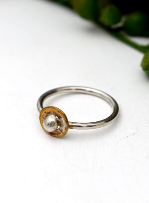 Sterling Silver Dot Ring - AGATHE Jewellery