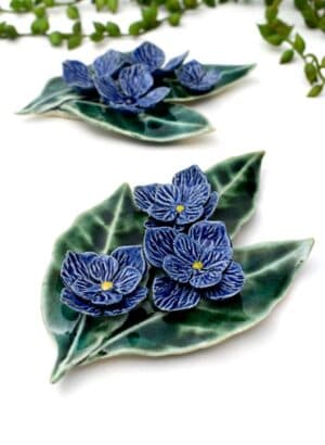 Floral Sprig (Blue) - Muddy Fingers