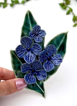 Floral Sprig (Blue) - Muddy Fingers