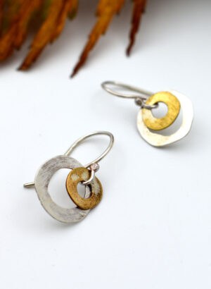 Sterling Silver & Brass - AGATHE Jewellery