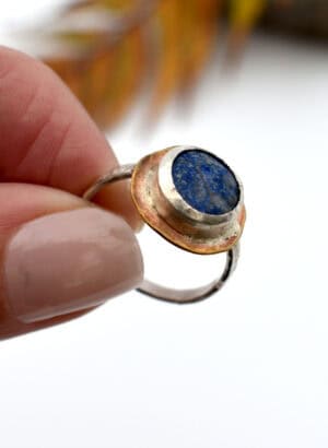 Chilean Lapis Lazuli Ring - AGATHE Jewellery