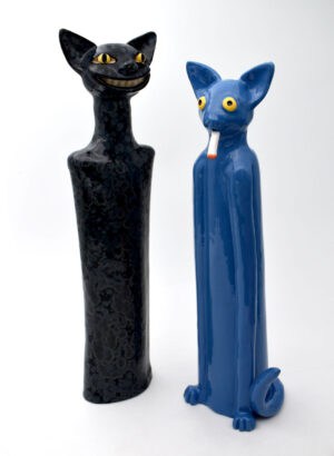 Blue Smoking Cat - Mark Rayner