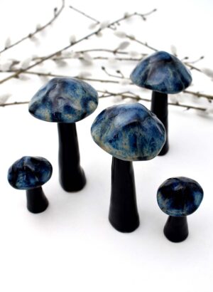 Blue Mushroom (Large) - Hannah McKay