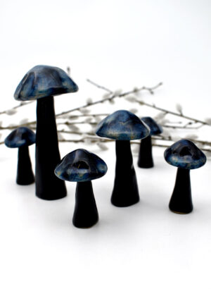Blue Mushroom (Small) - Hannah McKay