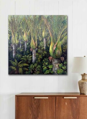 Seven Nikau Palms - Margaret Scott