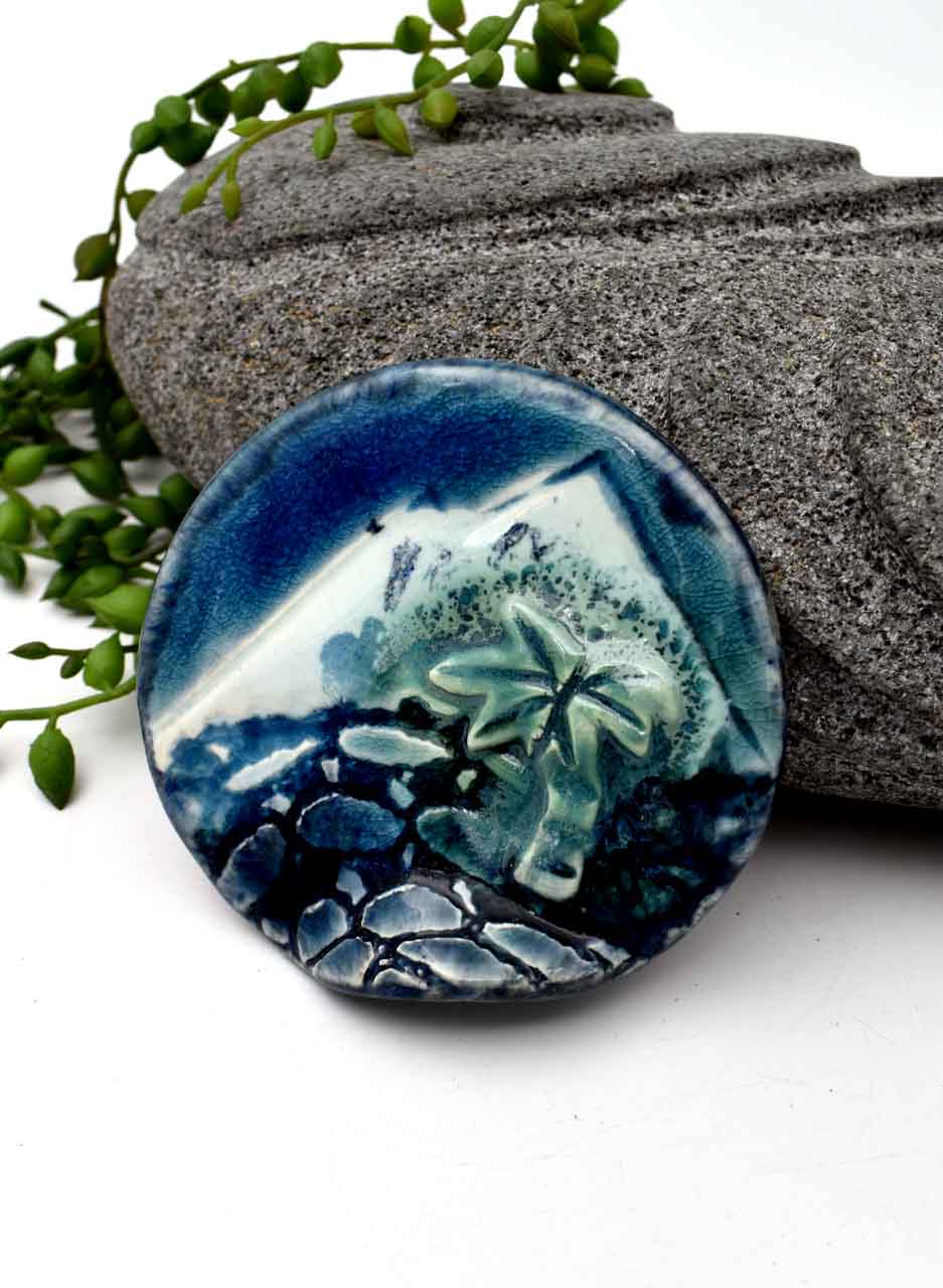 Tiny Taranaki Maunga - LJH Pottery - Image 2
